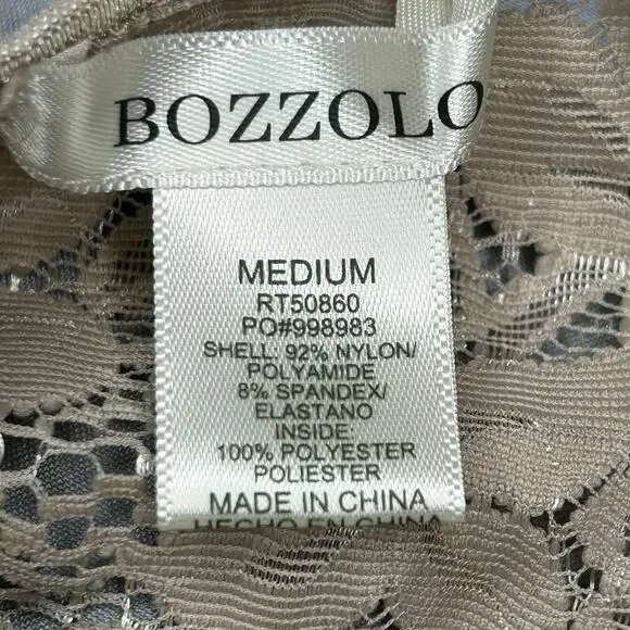 Lot 3 Bralettes Medium Intimates Black Tan Blue Lace Coquette Romantic Comfort - Picture 7 of 10